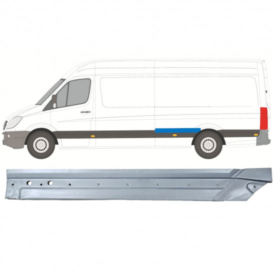 Bok delni za Mercedes Sprinter 2006- / Leva 12056