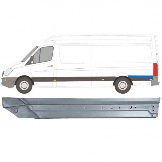 Bok delni za Mercedes Sprinter 2006- / Leva 12055