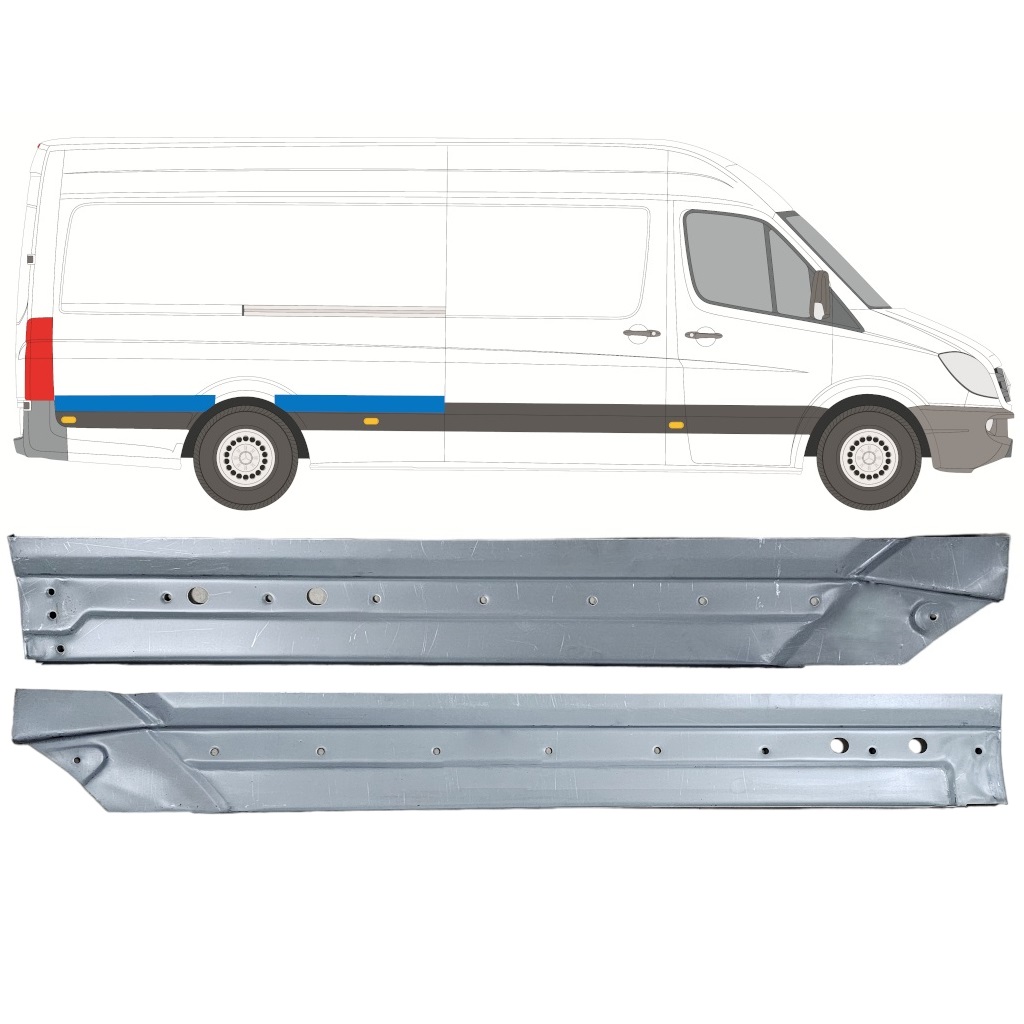 Bok Delni Za Mercedes Sprinter 2006-2018 / Desna / Komplet 12057