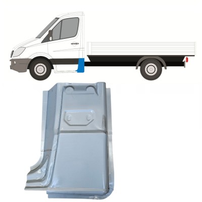 Popravni panel zadnjega vogala za Mercedes Sprinter 2006-2018 / Leva 15070