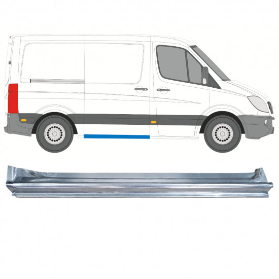 Popravni panel praga drsnih vrat za Mercedes Sprinter 2006- / SWB / Desna 12796