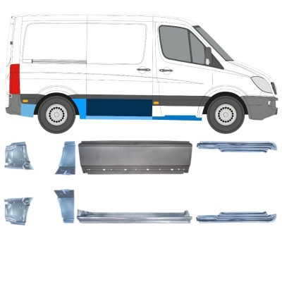 Set popravnih panelov za Volkswagen Crafter 2005-2017 / Levo+Desno 15592