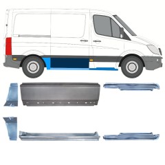 Set popravnih panelov za Mercedes Sprinter 2006-2018 / Levo+Desno / 15589
