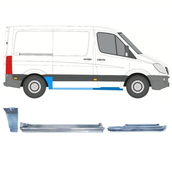 Set popravnih panelov za Volkswagen Crafter 2005-2017 / Desna 15604