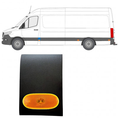 Obloga z lučjo za Mercedes Sprinter 2018- / Leva / Komplet 12963