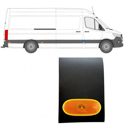 Obloga z lučjo za Mercedes Sprinter 2018- / Desna / Komplet 12962