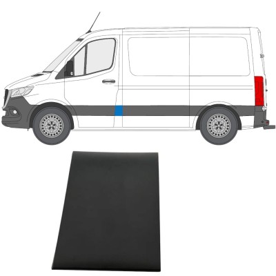 Obloga stranskega dela B-stebrička za Mercedes Sprinter 2018- / Leva 14886