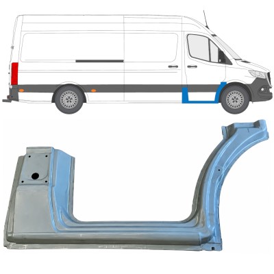 Popravni panel praga in sprednjega blatnika za Mercedes Sprinter 2018- / Desna 17090