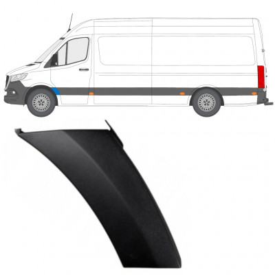 Sprednji blatnik zaščita za Mercedes Sprinter 2018- / Leva 12931