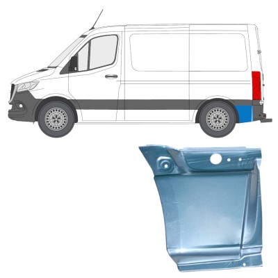 Popravni panel zadnjega blatnika za kolesom za Mercedes Sprinter 2018- / Leva 14546