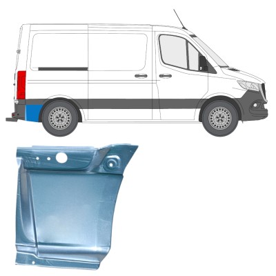 Popravni panel zadnjega blatnika za kolesom za Mercedes Sprinter 2018- / Desna 14545