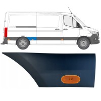 Obloga stranskega dela zadnjega blatnika z lučjo za Mercedes Sprinter 2018- / Desna / Komplet 16652