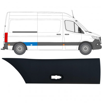 Obloga stranskega dela zadnjega blatnika za Mercedes Sprinter 2018- / Desna 12940