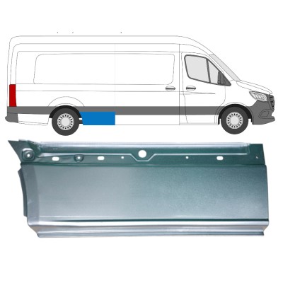 Popravni panel spodnjega zadnjega blatnika za Mercedes Sprinter 2018- / Desna 14551