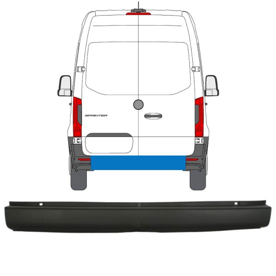 Zadnji odbijač za Mercedes Sprinter 2018- 14942