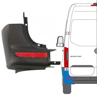 Vogal odbijača z odsevnikom za Mercedes Sprinter 2018- / Leva / Komplet 14950