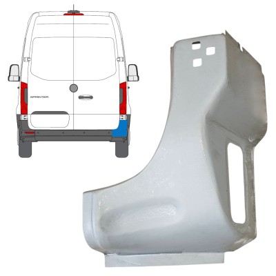Popravni panel zadnjega vogala za Mercedes Sprinter 2018- / Desna 14651