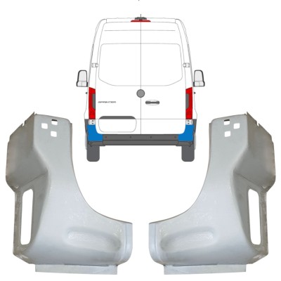 Popravni panel zadnjega vogala za Mercedes Sprinter 2018- / Levo+Desno / Komplet 14653
