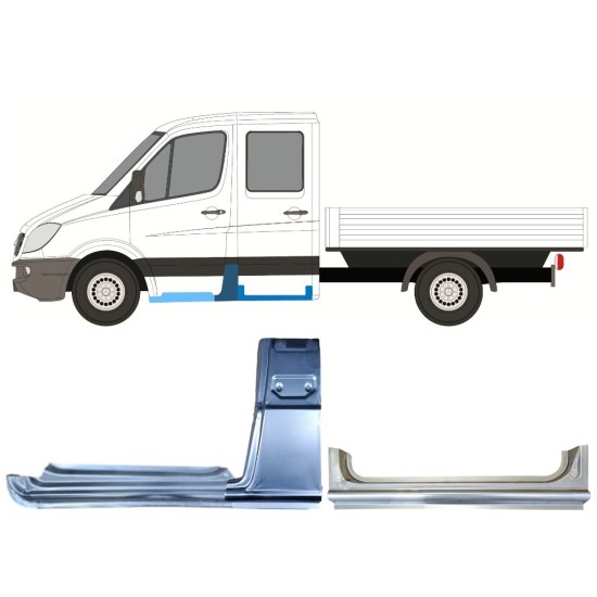 Set popravnih panelov za Mercedes Sprinter 2006-2018 / Leva / 15088
