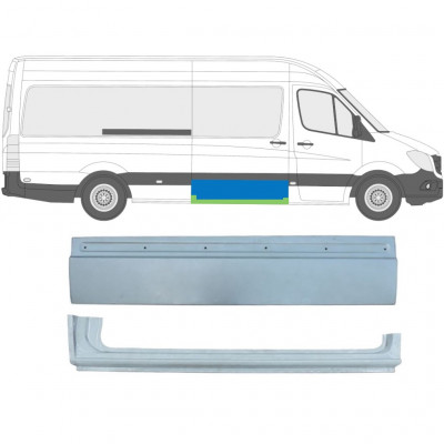 Popravni panel drsnih vrat za Mercedes Sprinter 2006- / Desna / Komplet 9266