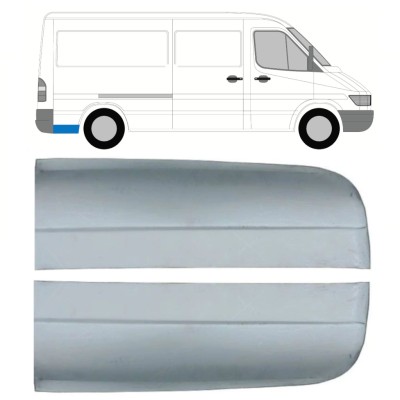 Popravni panel zadnjega dela zadnjega blatnika za Mercedes Sprinter 1995-2006 / Levo+Desno / Komplet 9862