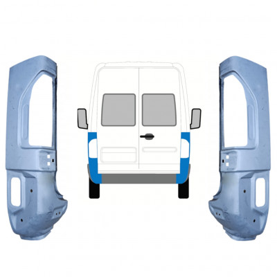 Popravni panel zadnjega vogala za Mercedes Sprinter 1995-2005 / Levo+Desno / Komplet 10486