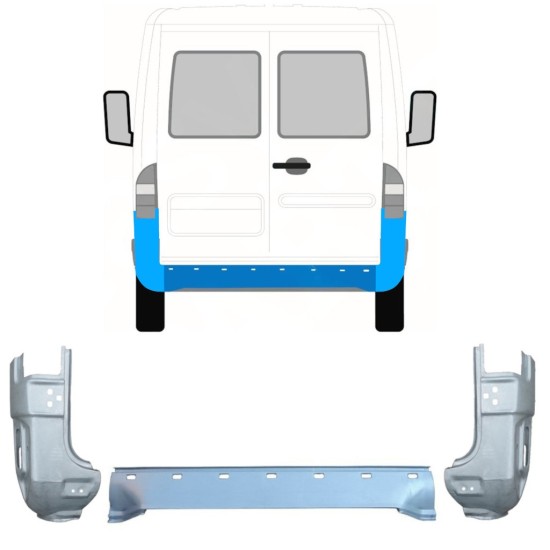 Zadnji reparaturni del za Mercedes Sprinter 1995-2006 / Komplet 9716