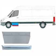 Notranji in zunanji popravni panel sprednjih vrat za Mercedes Sprinter 2006-2018 / Leva / Komplet 9624