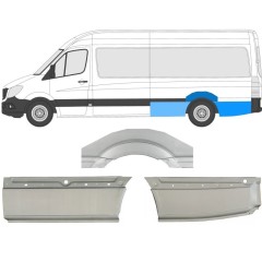 Bok delni za Mercedes Sprinter 2006-2018 / Leva / Komplet 8718
