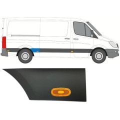 Obloga stranskega dela zadnjega blatnika z lučjo za Mercedes Sprinter 2006-2018 / Desna / Komplet 10017