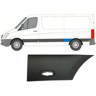 Obloga stranskega dela zadnjega blatnika za Mercedes Sprinter 2006- / Leva 7993