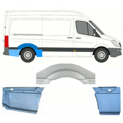 Bok delni za Mercedes Sprinter 2006- / MWB / Desna / Komplet 8715