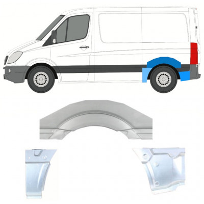 Bok delni za Mercedes Sprinter 2006- / SWB / Leva / Komplet 11313