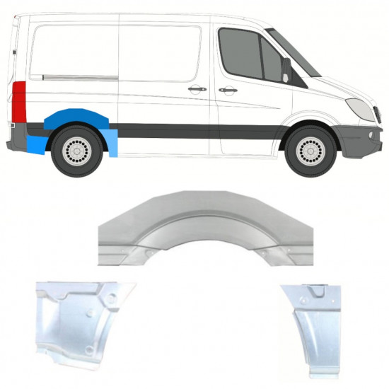 Bok delni za Mercedes Sprinter 2006- / SWB / Desna / Komplet 11312