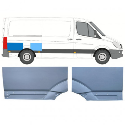 Bok delni za Mercedes Sprinter 2006- / Desna / Komplet 11275