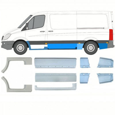 Set popravnih panelov za Mercedes Sprinter 2006- / MWB / Levo+Desno /  10258