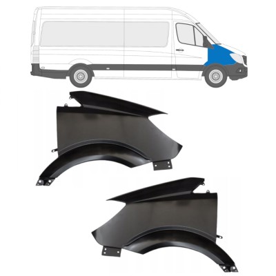 Sprednji blatnik za Mercedes Sprinter 2006-2018 / Levo+Desno / Komplet 14948
