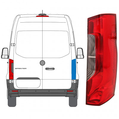 Zadnja luč za Mercedes Sprinter 2018- / Desna 12923