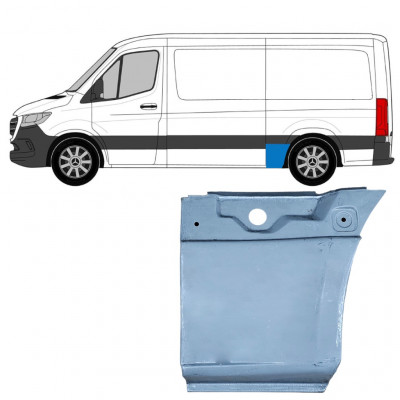 Bok delni za Mercedes Sprinter 2018- / SWB / MWB / Standardni / Leva 8190