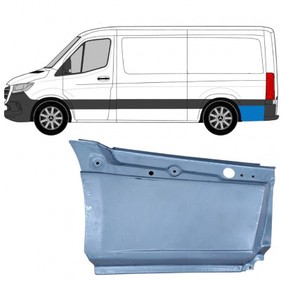 Popravni panel zadnjega blatnika za kolesom za Mercedes Sprinter 2018- / SWB / MWB / Standardni / Leva 8188