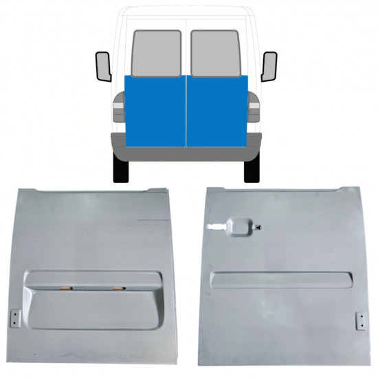 Popravni panel zadnjih vrat za Mercedes Sprinter 1995-2006 / Levo+Desno / Komplet 9768