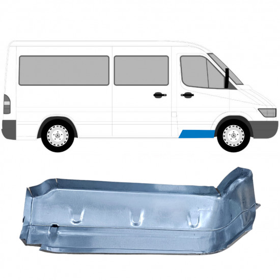 Popravni panel sprednje stopnice za Mercedes Sprinter 1995-2006 / Desna 11900