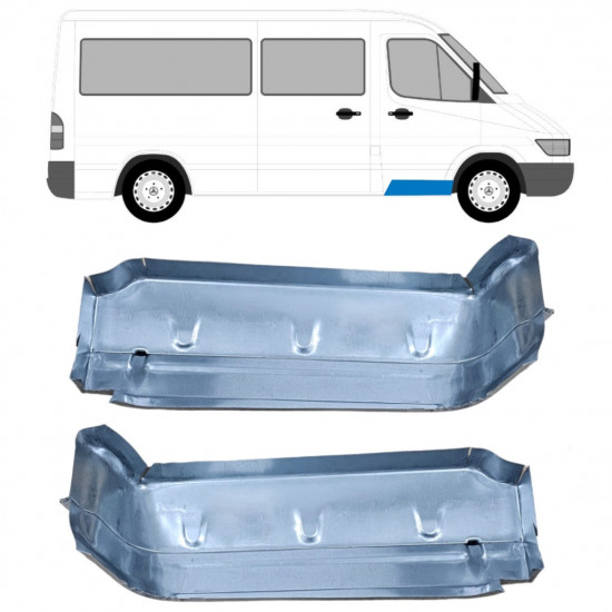 Popravni panel sprednje stopnice za Mercedes Sprinter 1995-2006 / Komplet 11902