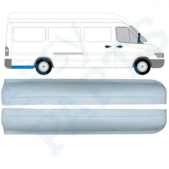 Bok delni za Mercedes Sprinter 1995- / LWB / Levo+Desno / Komplet 9865