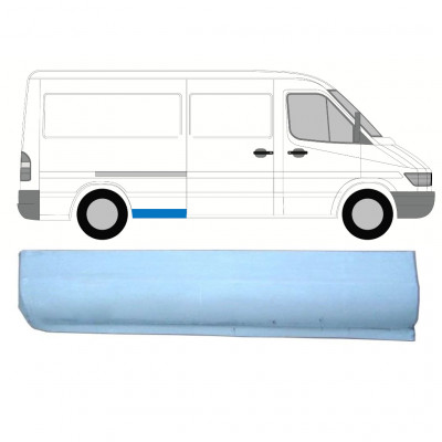 Popravni panel spodnjega dela zadnjega blatnika za Mercedes Sprinter 1995- / MWB / Desna 8142