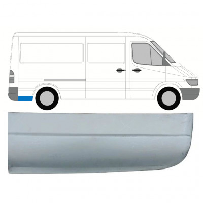 Popravni panel spodnjega zadnjega blatnika za Mercedes Sprinter 1995- / MWB / Desna 8144