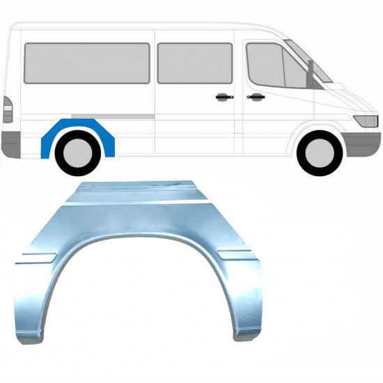 Bok delni za Mercedes Sprinter 1995-2006 / Levo = Desno (simetrično) 8558