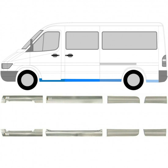 Set popravnih panelov za Mercedes Sprinter 1995- / MWB / Levo+Desno /  6755