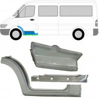 Notranji prag, krilo in sprednji popravni panel stopnice za Mercedes Sprinter 1995-2006 / Leva / Komplet 10522