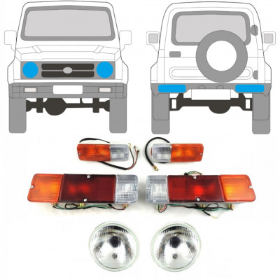 Žaromet + smernik + luč za Suzuki Samurai 1986-1995 /  12654